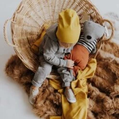 Grande Peluche Doudou Bio Souris Wooly Organic® Coton Bio 70 Cm - Doudou Bio GOTS -Doudou Bio Promos Boutique grand peluche doudou bio souris wooly organic coton bio 70 cm doudou bio gots 3