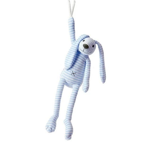 Happy Horse Lapin Reece Peluche Musicale Bleu34 Cm - Doudou Lapin 1 Happy Horse Lapin Reece Peluche Musicale Bleu34 Cm - Doudou Lapin