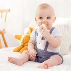 Hochet Au Crochet Coton Hoppa® Champignon - Hochets Bébé -Doudou Bio Promos Boutique hochet au crochet coton hoppa champignon hochets bebe 3