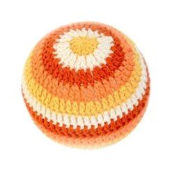 Hochet Balle En Crochet Orange APunt Barcelona®- Hochets Bébé Bio