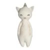 Hochet Fabelab® Licorne Merveilleuse 17 Cm Blanche Coton Bio GOTS- Jouet Bio Scandinave