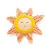 Hochet Fleur De Soleil RayéeNanchen® Natur Coton Bio Eponge& Jersey (Kba) - Jouets Bio
