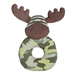 HochetOrganic Farm Buddies™ Élan 'Général Moose' Coton Bio - Jouets Bio Apple Park™