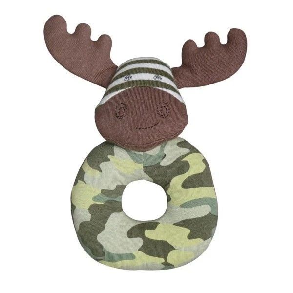 HochetOrganic Farm Buddies™ Élan 'Général Moose' Coton Bio - Jouets Bio Apple Park™ 1 HochetOrganic Farm Buddies™ Élan 'Général Moose' Coton Bio - Jouets Bio Apple Park™