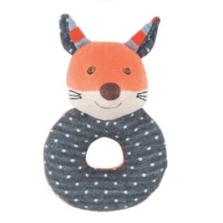 HochetOrganic Farm Buddies™ Renard Frenchy Coton Bio- Jouets Bio Apple Park™