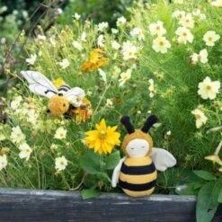 Jouets Bébé Culbuto Abeille Fabelab® 18 Cm Coton Bio GOTS- Jouet Bio Scandinave -Doudou Bio Promos Boutique jouets bebe culbuto abeille fabelab 18 cm coton bio gots jouet bio scandinave 11