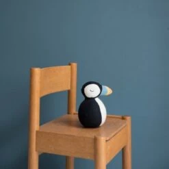 Jouets Bébé Culbuto Macareux Fabelab® 18 Cm Coton Bio GOTS- Jouet Bio Scandinave -Doudou Bio Promos Boutique jouets bebe culbuto macareux fabelab 18 cm coton bio gots jouet bio scandinave 2