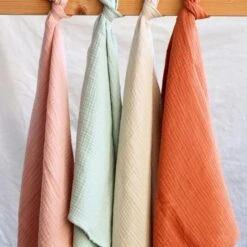 Lange Ocre Coton Bio APunt Barcelona®- Lange Coton Bio -Doudou Bio Promos Boutique lange ocre coton bio apunt barcelona lange coton bio 2