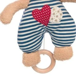 Peluche Bio Boîte à Musique Sigikid® Chien Marin Green 25 Cm- Doudou Bio -Doudou Bio Promos Boutique peluche bio boite a musique sigikid chien marin green coton bio organic doudou bio 2