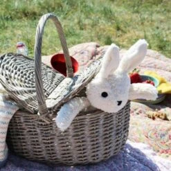 Peluche Bio Lapin Carla Écru 28cm Coton Bio Franck & Fischer - Peluche Coton Bio -Doudou Bio Promos Boutique peluche bio lapin carla ecru coton bio franck fischer peluche coton bio 2