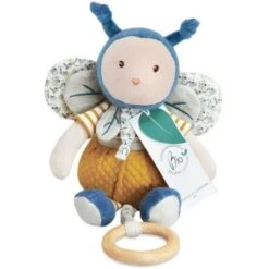 Peluche Boite à Musique Pollen 30cm Coton Bio Doudou Et Compagnie® - Doudou Bio Français