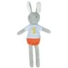 Lapin Peluche éponge De Coton Bio 1er Anniversaire 44cm Albetta® - Peluche Bio