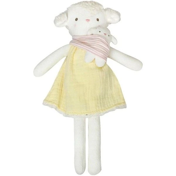 Peluche éponge De Coton Bio Maman Mouton Et Son Petit 35cm Albetta® - Peluche Bio 1 Peluche éponge De Coton Bio Maman Mouton Et Son Petit 35cm Albetta® - Peluche Bio