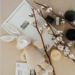 Peluche Lapin Bio 'Bunny'Wooly Organic® Coton Bio Beige 18 Cm - Peluche Bio GOTS -Doudou Bio Promos Boutique peluche lapin bio bunny wooly organic coton bio beige 18 cm peluche bio gots 3