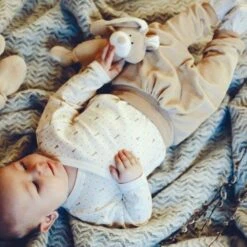 Peluche Lapin Bio 'Bunny'Wooly Organic® Coton Bio Beige 18 Cm - Peluche Bio GOTS -Doudou Bio Promos Boutique peluche lapin bio bunny wooly organic coton bio beige 18 cm peluche bio gots 4