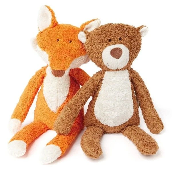 Peluche Velours Coton Bio Sigikid®Grand Renard 'Green' 41 Cm - Doudou Peluche Bio 4 Peluche Velours Coton Bio Sigikid®Grand Renard 'Green' 41 Cm - Doudou Peluche Bio – Image 4