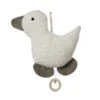 Peluches Musicales Coton Bio Canard Blanc Efie® 25 Cm - Doudou Bio Naturel Efie