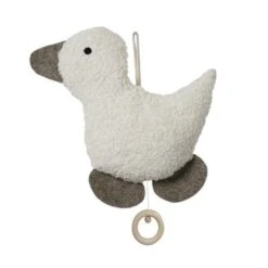 Peluches Musicales Coton Bio Canard Blanc Efie® 25 Cm - Doudou Bio Naturel Efie