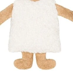 Poupée Bouillotte Épeautre Tissu Éponge & Robe Blanche Bonnet Rayé 28 Cm Efie® Coton Bio - Poupée Naturel Efie -Doudou Bio Promos Boutique poupee bouillotte epeautre tissu eponge robe blanche efie coton bio poupee naturel efie 2
