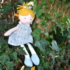 Poupée De Chiffon Joliflores Flore Bleuette 30cm Coton Bio Jolijou® - Poupée Bio -Doudou Bio Promos Boutique poupee de chiffon joliflores flore bleuette 30cm coton bio jolijou poupee bio 4