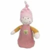 Poupée De Chiffon Lutin Rose Rayé 20 Cm Coton Bio Sigikid® - Doudou Bio