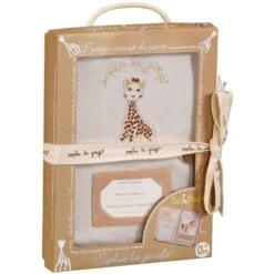 Protège Carnet De Santé Coton Bio Sophie La Girafe® So'Pure-Vulli® -Doudou Bio Promos Boutique protege carnet de sante coton bio sophie la girafe so pure vulli 2