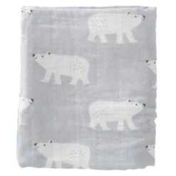 Set De Deux Langes 70cm Coton Bio Ours Polaire Fresk® -Lange Coton Bio -Doudou Bio Promos Boutique set de deux langes 70cm coton bio ours polaire fresk lange coton bio 2