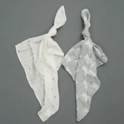 Set De Deux Langes 70cm Coton Bio Ours Polaire Fresk® -Lange Coton Bio -Doudou Bio Promos Boutique set de deux langes 70cm coton bio ours polaire fresk lange coton bio 4