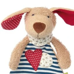 Sigikid® Doudou Plat Chien Marin Green 28 Cm En Coton 100% Bio 'Organic' - Doudou Bio -Doudou Bio Promos Boutique sigikid doudou plat chien marin coton bio organic doudou 2