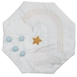 Tapis D'éveil & Activités Arc En Ciel Fabelab® Coton Bio GOTS- Jouet Bio Scandinave