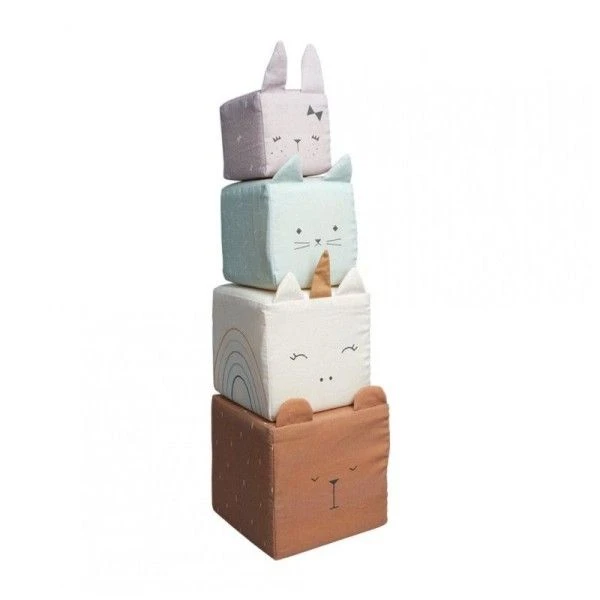 Cubes D'activité En Tissus Doux Animaux Fabelab® Coton Bio GOTS-Jouet Bio Scandinave 2 Cubes D'activité En Tissus Doux Animaux Fabelab® Coton Bio GOTS-Jouet Bio Scandinave – Image 2